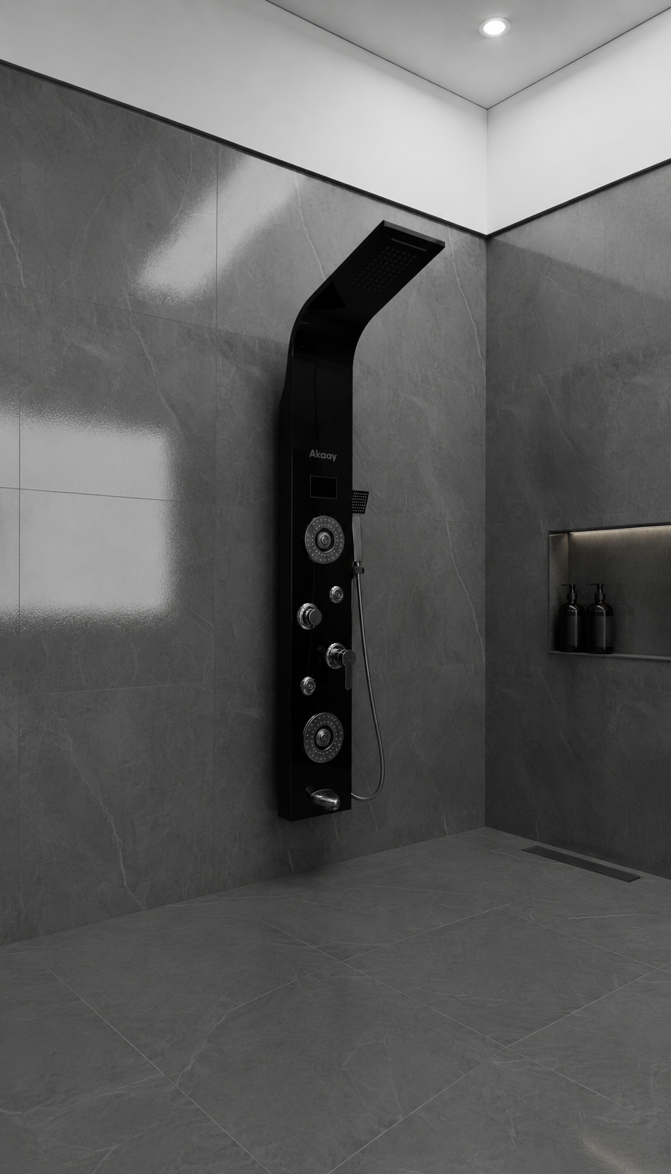 Shower panel 1001 (Black)