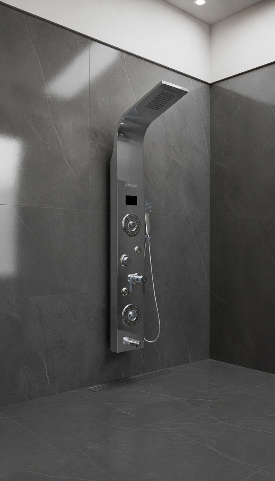 Shower panel 1004 (chrome)