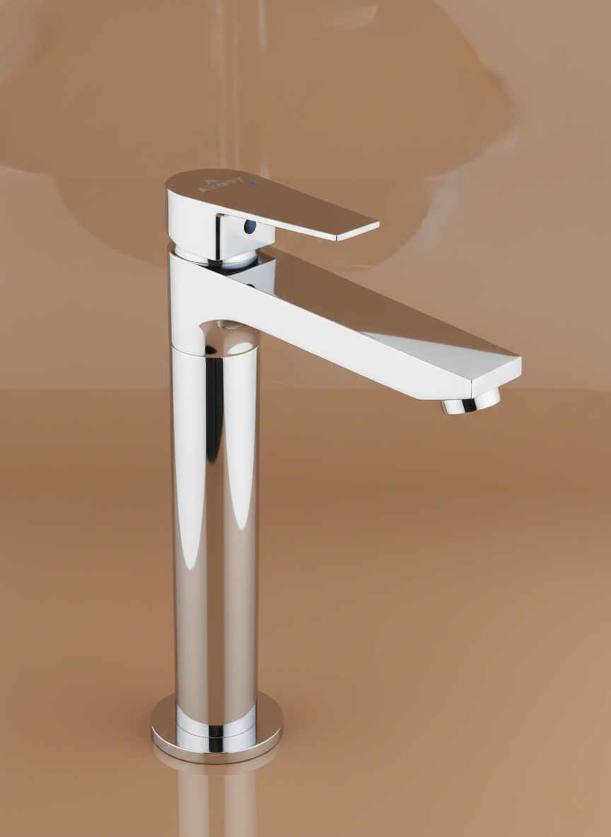Single lever basin mixer 12" (Tall)