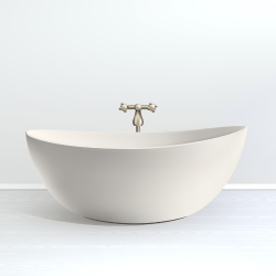 Sink mixer floor mounted long neck